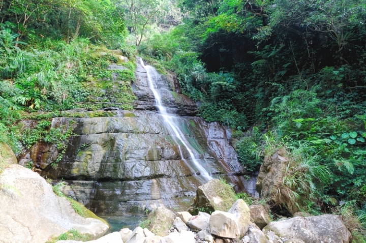 ▌嘉義梅山‧旅遊景點 ▌魅力無法擋的穿瀑奇景【竹坑溪步道龍宮瀑布、雷音瀑布】