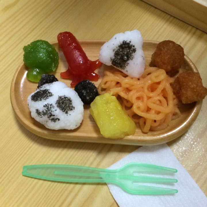 kracie 糖果 DIY 熊貓便當