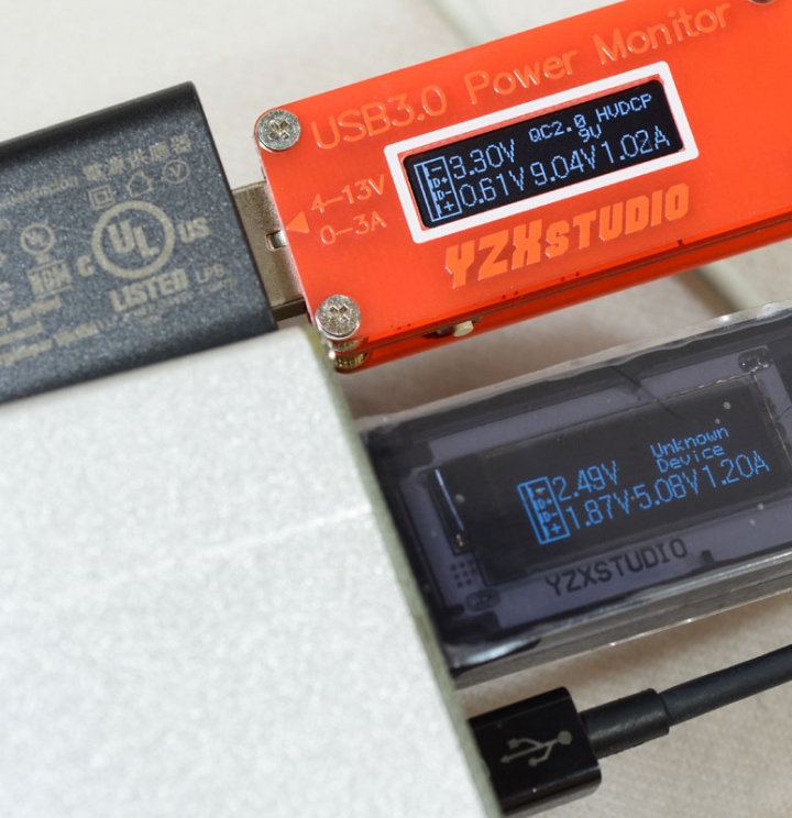 YZX第七代鋼鐵俠QC 2.0行動電源簡介及測試