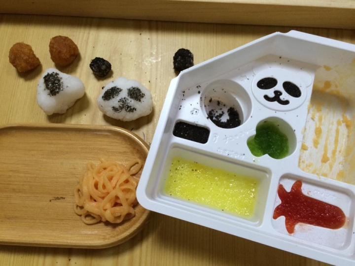 kracie 糖果 DIY 熊貓便當