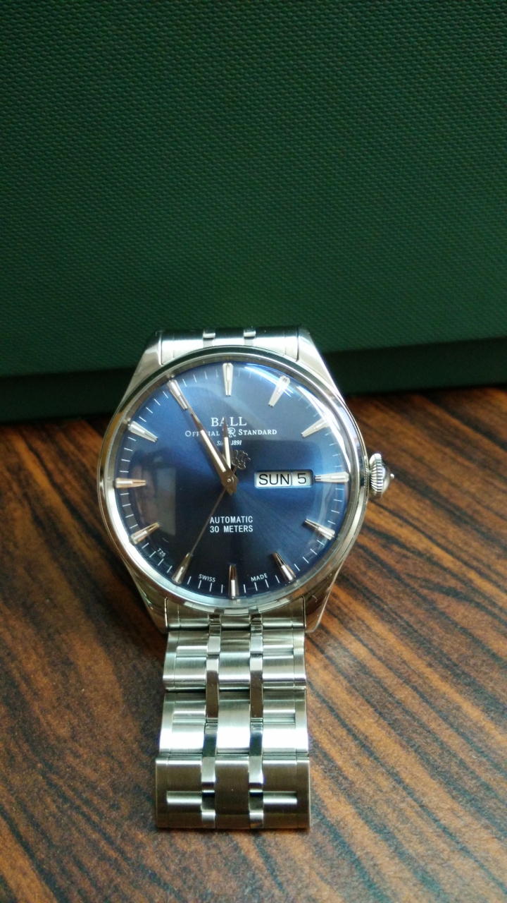 【開箱】BALL Trainmaster 車長復刻版機械錶