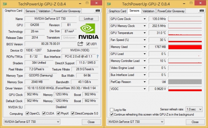 Inno3D GT730 2GB GDDR5 入門卡開箱暨簡單實測