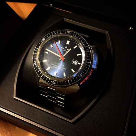 開箱~ EDOX Hydro-Sub低調夏日潛水玩伴