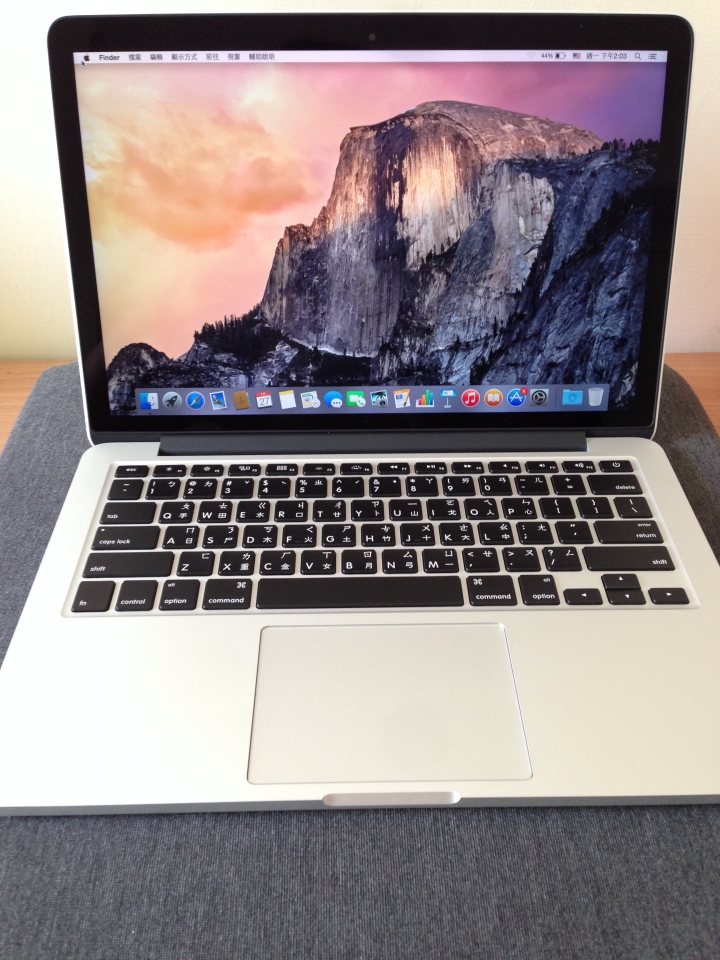 【開箱】Macbook Pro Retina 13"