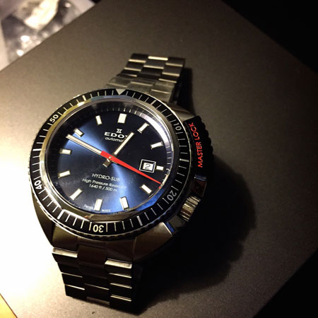 開箱~ EDOX Hydro-Sub低調夏日潛水玩伴