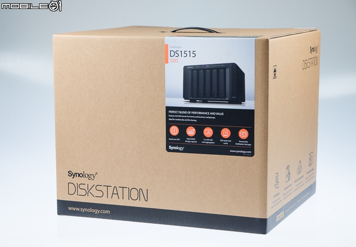儲存空間彈性擴充 Synology DiskStation DS1515試用