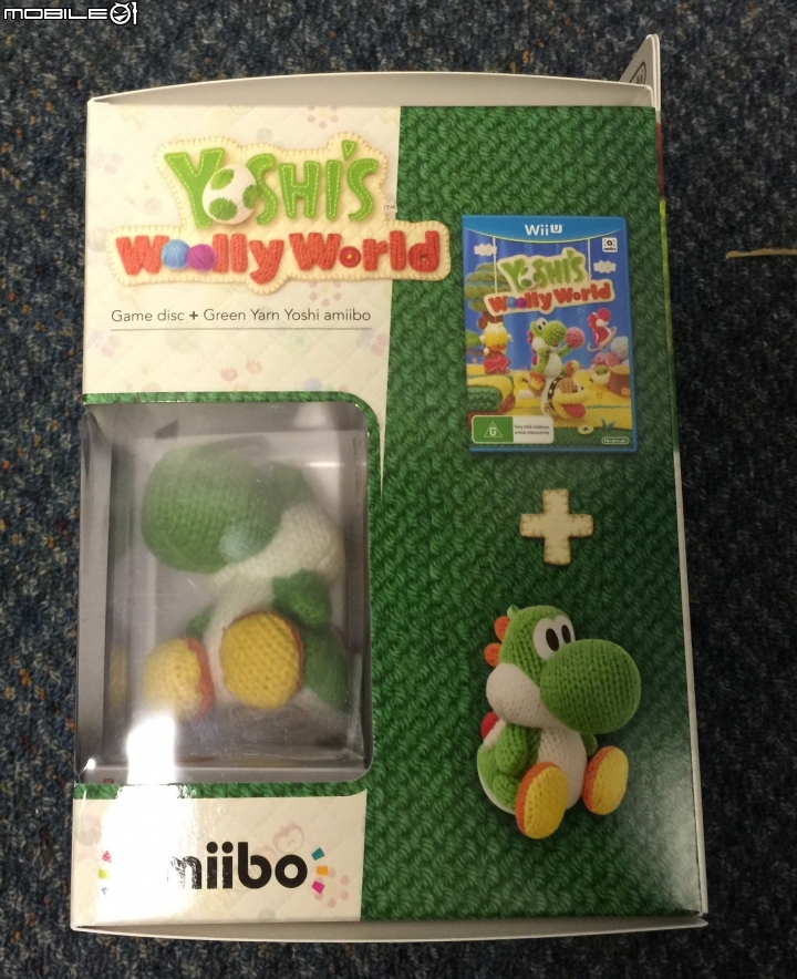 2015 Nintendo Wii U 最萌的遊戲 Yoshi's Wolly World Amiibo同捆版開箱