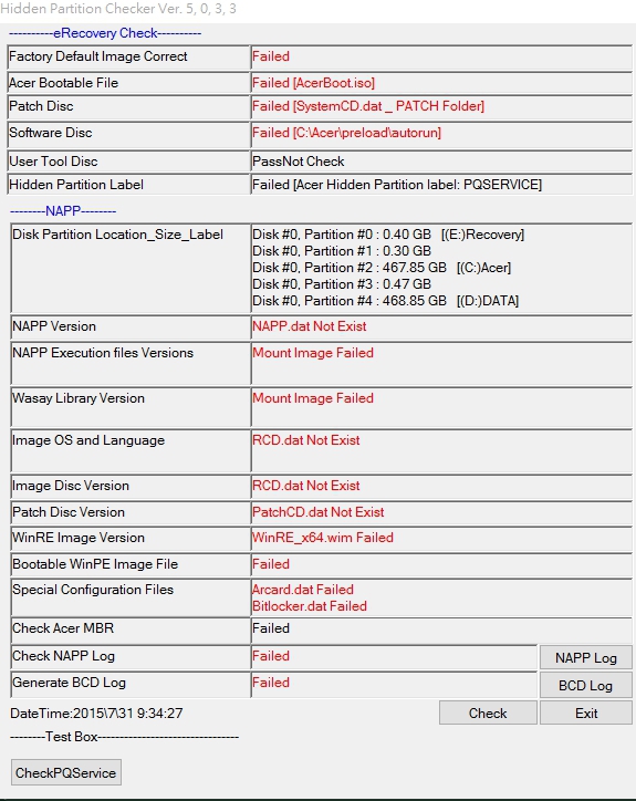 升級win10然後用內建的重置 沒有先使用Acer Recovery Management還可以把它弄回來嗎?