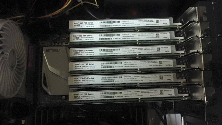 Intel 750 SSD 六張力拼200萬IOPS、每秒讀寫17GB/s