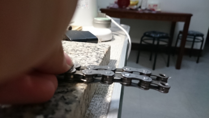 鏈條上黃油實驗!