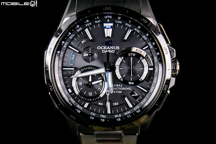 光芒內斂 CASIO GPS混合電波錶 OCEANUS OCW-G1000