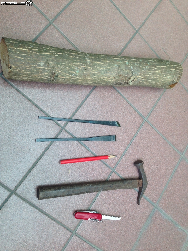 DIY~ 木作 摩艾石像門擋 ! (蘇迪勒颱風下的產物)