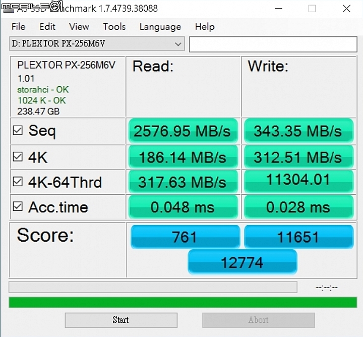 PlexTurbo加速應用 PLEXTOR M6V 256GB SSD