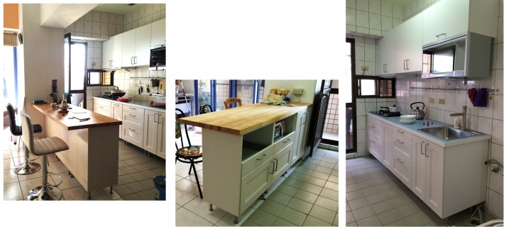 特力屋拆除工程+IKEA廚具 (自己規劃 開放式廚房)-經驗分享