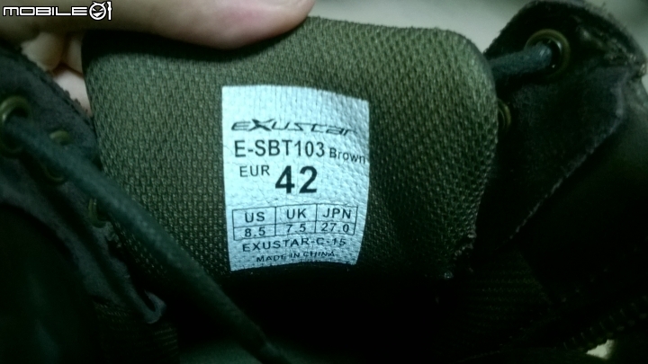 遲來的開箱分享休閒車靴-EXUSTAR SBT-103
