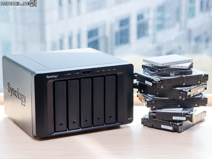 儲存空間彈性擴充 Synology DiskStation DS1515試用