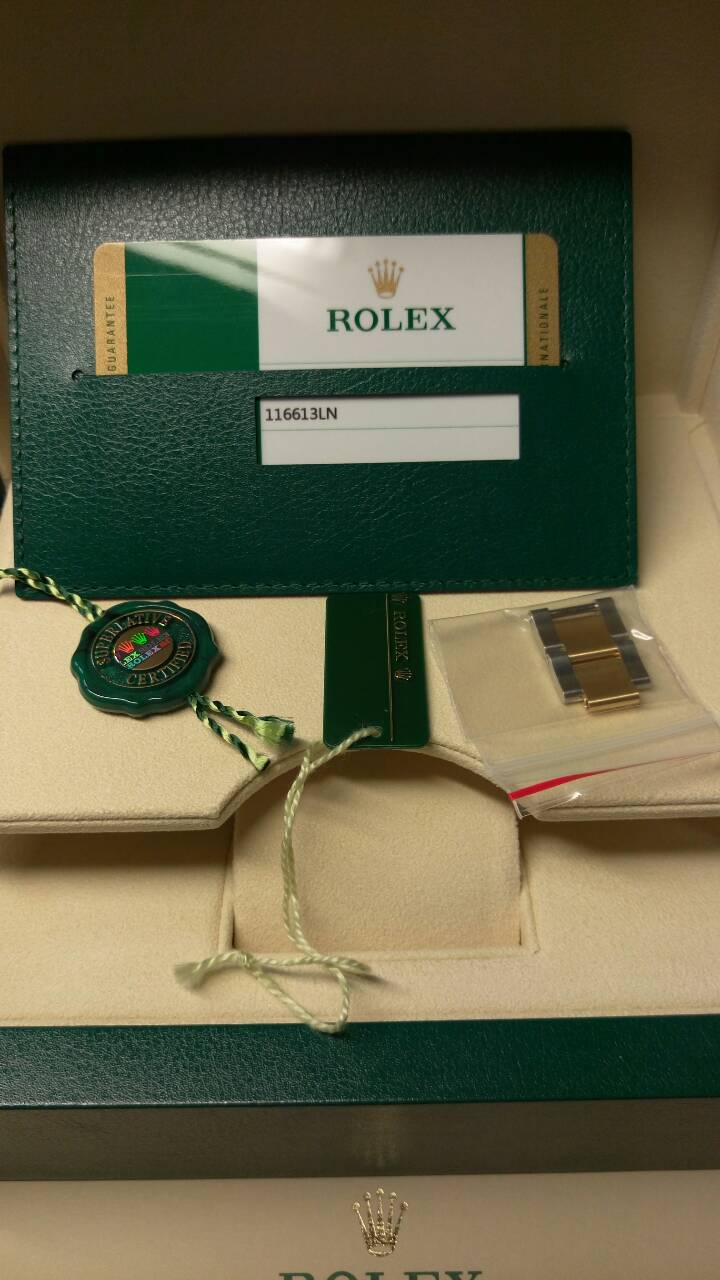 Rolex 116613ln開箱
