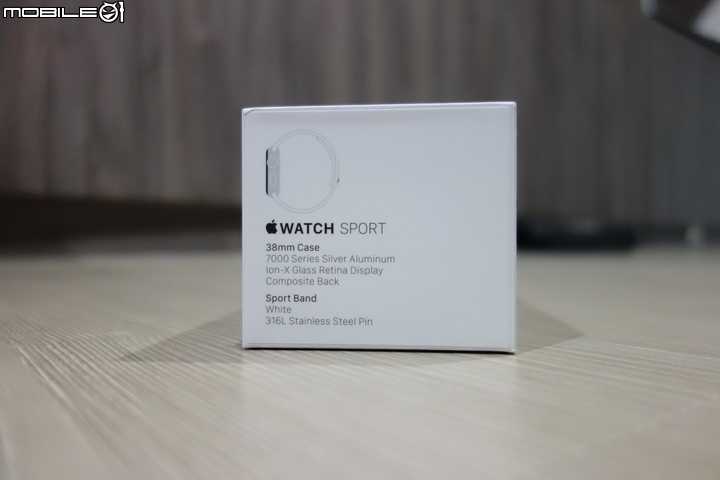 送老婆的生日禮物 - apple watch sport 38mm開箱