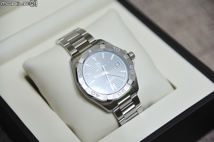 Tag Heuer豪雅錶 Aquaracer競潛300m Calibre 5煙灰色開箱分享