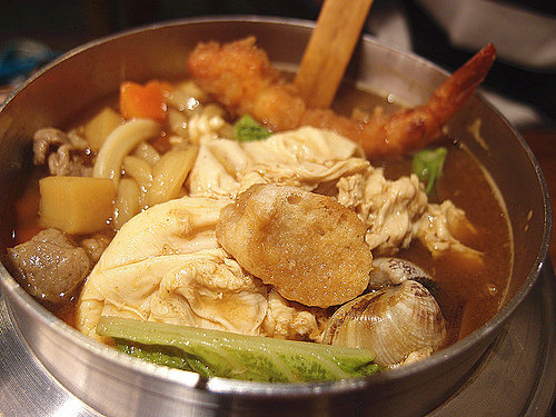 【台北美食】:木柵焱鬼鍋燒專門店,便宜好吃,小菜驚豔,廣島牡蠣必點,鍋燒意麵起