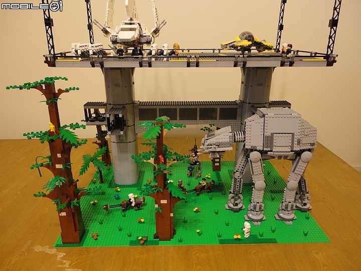 LEGO 星戰 MOC 創作 恩多星降落平台