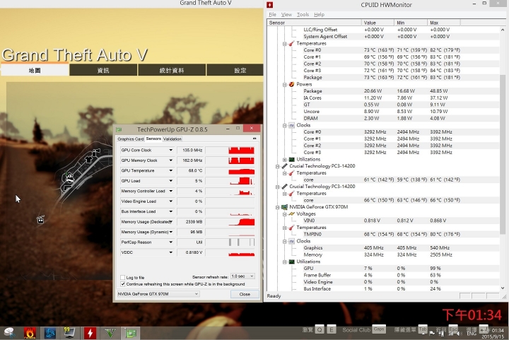 AORUS X3 Plus V3 GTA5與暗黑3遊戲實測