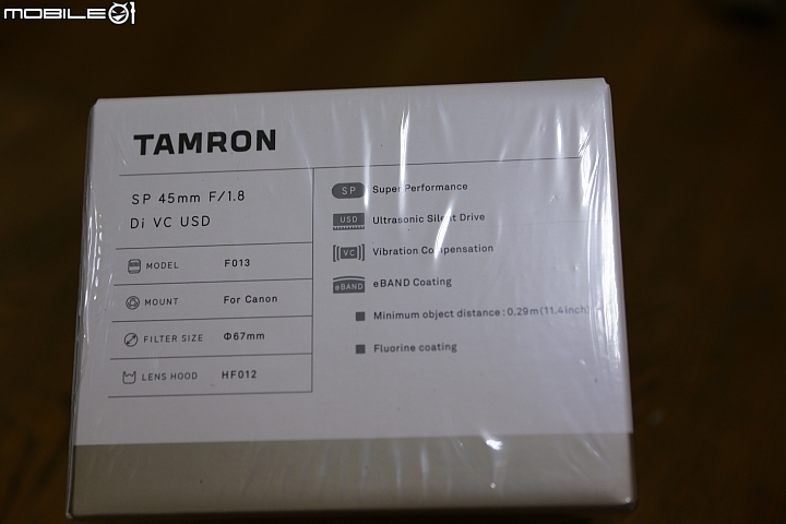 呼風喚雨的龍到來-- Tamron SP 45mm F/1.8 Di VC USD 開箱文(9/29新增星芒、防手震測試。)