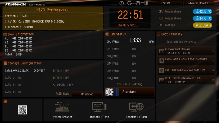 ASRock Fatal1ty H170 Performance - 中階 H170 主機板搶先看