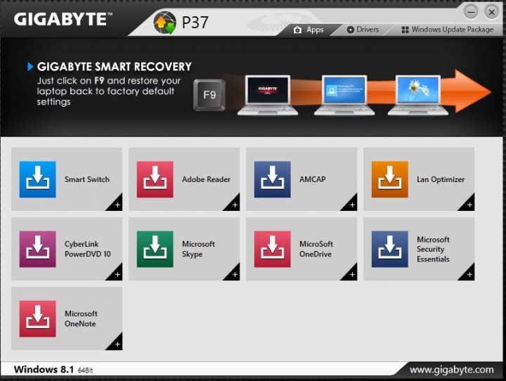 GIGABYTE P37X燒機分享與Smart update介紹