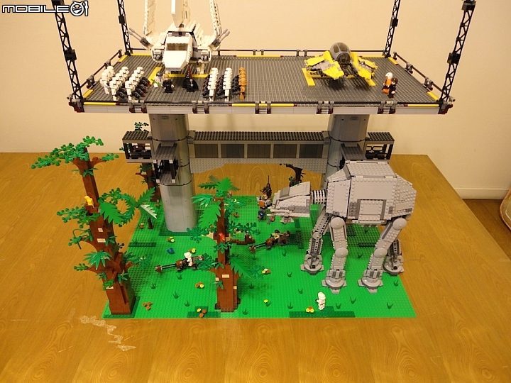 LEGO 星戰 MOC 創作 恩多星降落平台
