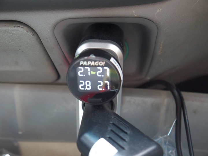 【開箱】PAPAGO!GoSafe TPMS100胎壓偵測器,CP值好高阿