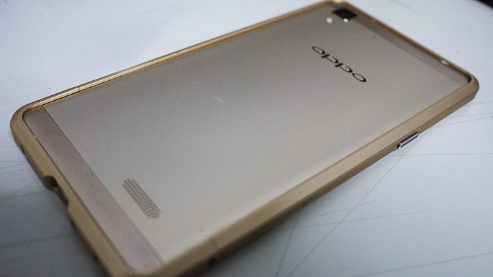 「OPPO R7一閃動人心」試用心得分享加金色R7金屬邊框開箱 (R5金屬邊框贈送)