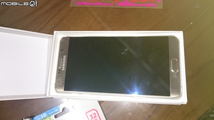 Galaxy Note 5 金色開箱