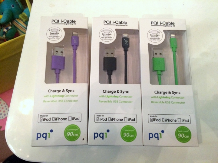 【開箱】PQI i-Cable 90cm Lightning 雙面插圓線