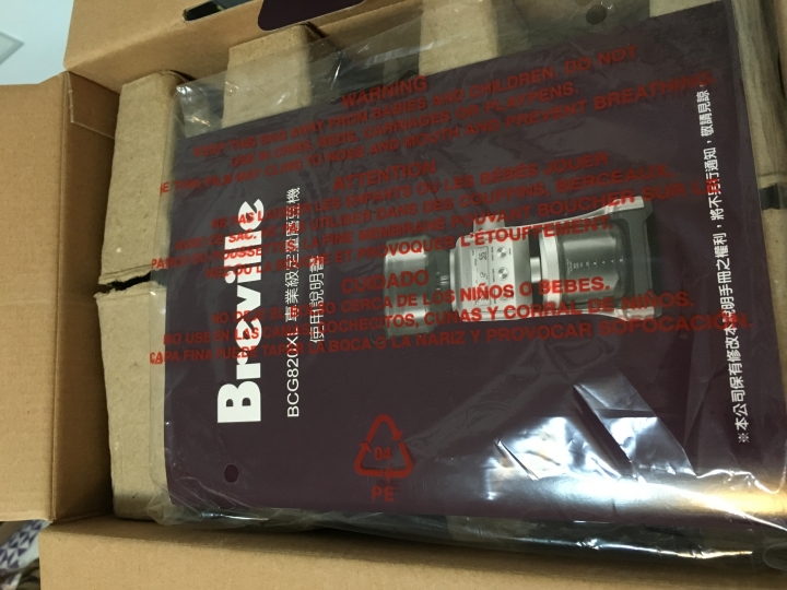 Breville BCG820XL 專業級定量磨豆機 不專業開箱文