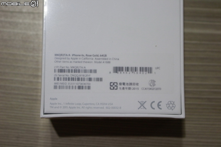iPhone 6s&6s+玫瑰金 64GB雙開箱