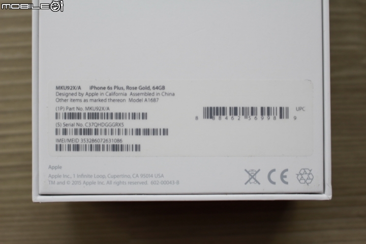 iPhone 6s&6s+玫瑰金 64GB雙開箱