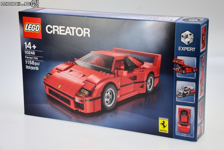 【開箱】經典馬王榮光重現 LEGO Creator 10248 Ferrari F40