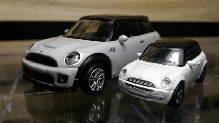 1/64 RMZ City Mini Cooper S (與其他mini做比較)