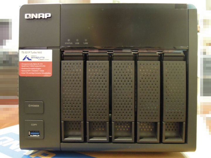 QNap TS-531P 開箱, 10G實測.