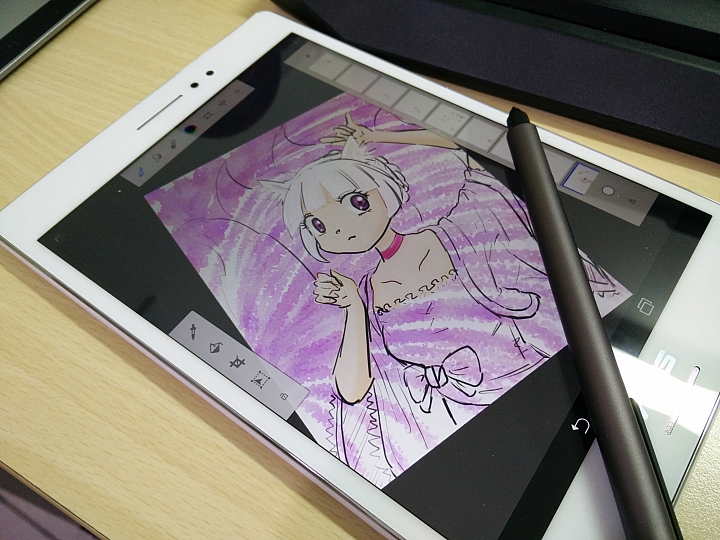 ASUS Zenpad S 8.0 + Z Stylus 微開箱 (繪圖實測)
