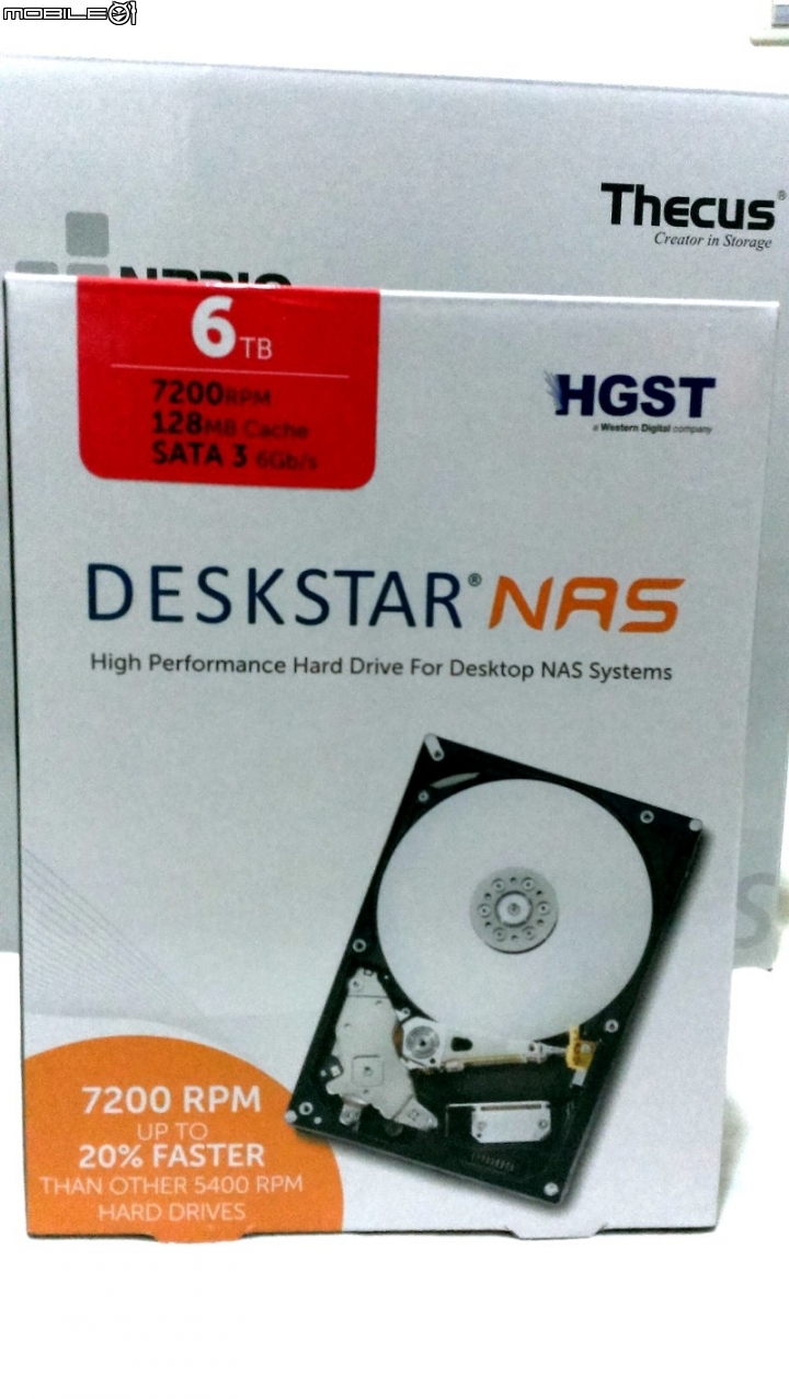 HGST NAS專用碟 專職專攻又快又穩!