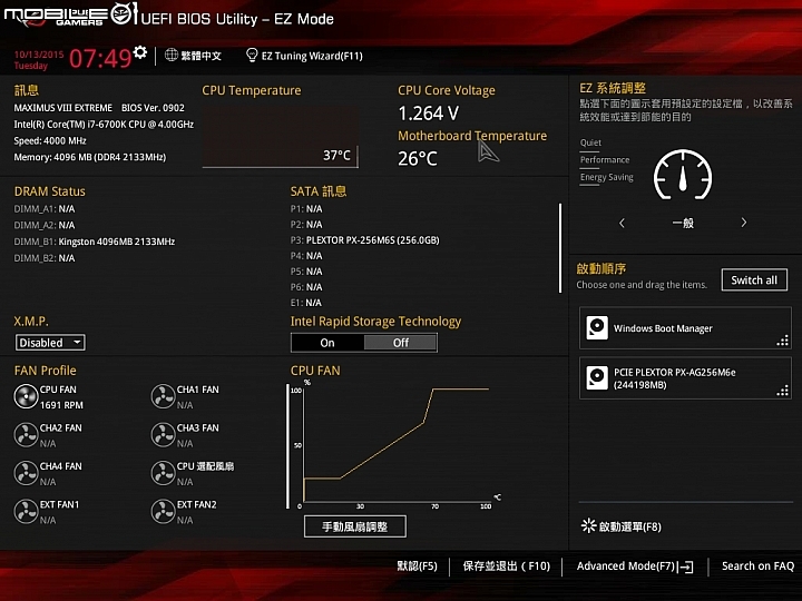 夢幻規格玩家至上 華碩MAXIMUS VIII EXTREME ROG主機板