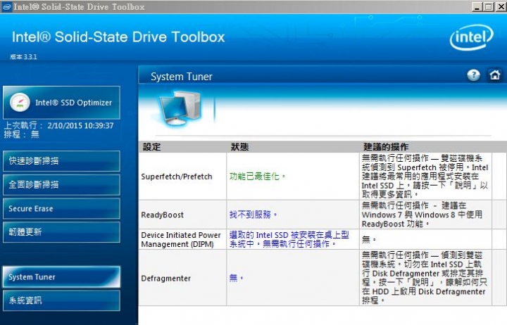 Intel 530 120GB 寫入慢,請大大幫下忙分析