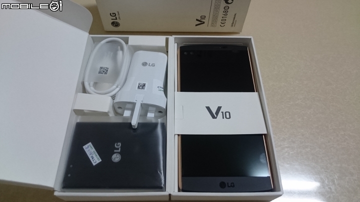 快速開箱~LG V10 香港版 雙卡雙待 真皮黑色金邊版~