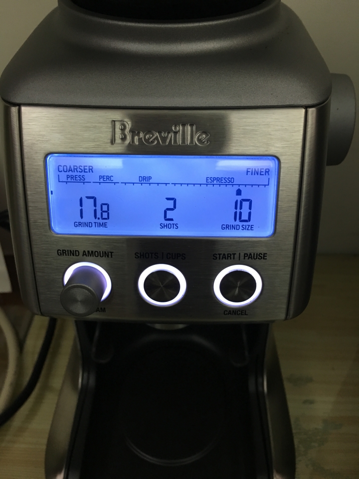 關於Breville BCG820XL磨豆機...