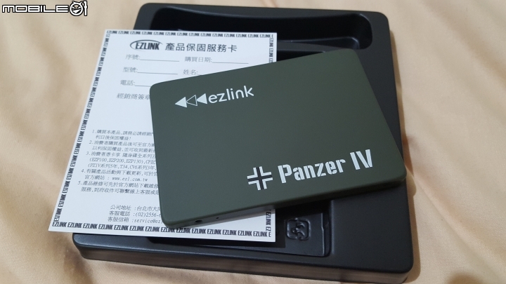 EZLINK Panzer IV-H 128GB SSD-實測