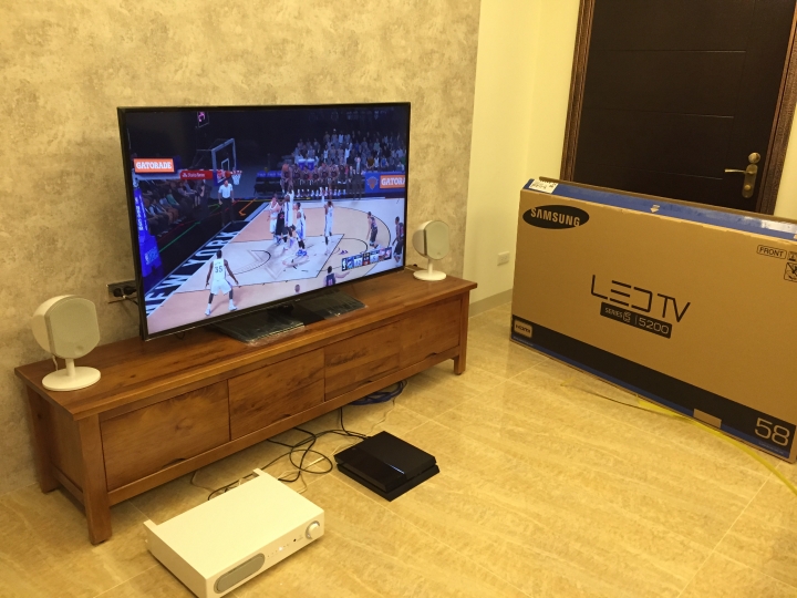 三星 ua58h5200awxzw 開箱