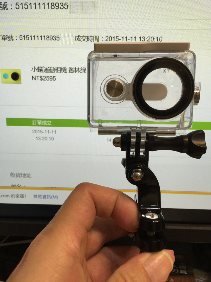 小蟻運動相機已到貨
