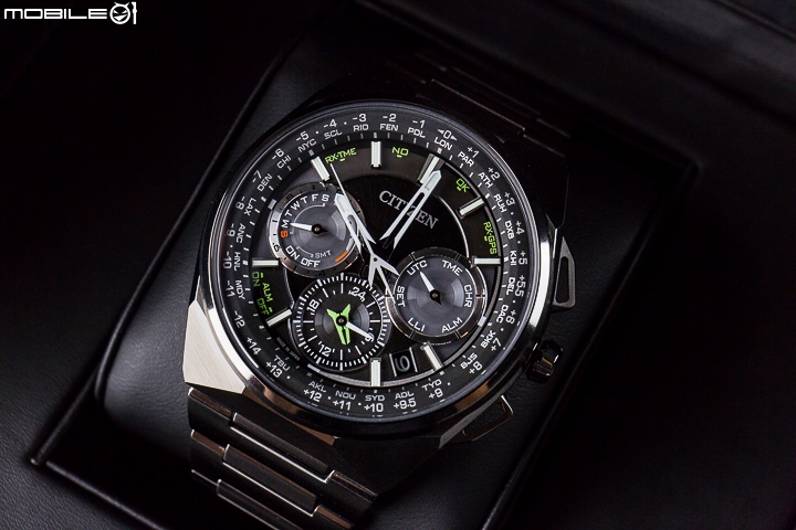 三秒對時!CITIZEN CC9015-54E 光動能GPS腕錶